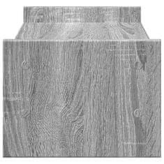 Vidaxl Stojalo za zaslon siva sonoma 50x27x20 cm inženirski les