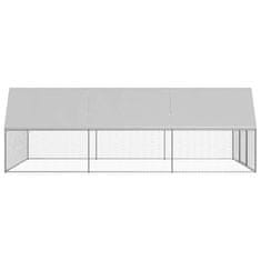 Vidaxl Kokošnjak 3x6x2 m pocinkano jeklo