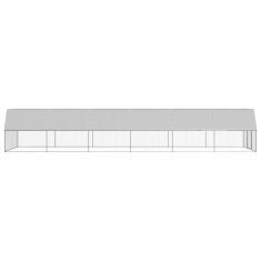 Vidaxl Kokošnjak 3x12x2 m pocinkano jeklo