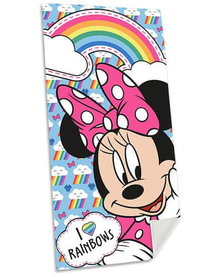 Kids Euroswan Otroška brisača za plažo Euroswan - Minnie Mouse, 70x140 cm