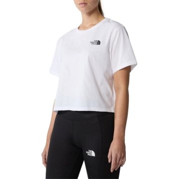 The North Face Majice bela Simple Dome Cropped