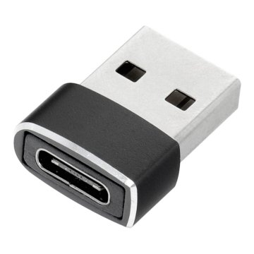 OEM Adapter tipa C (ženski) na USB A (moški) črn
