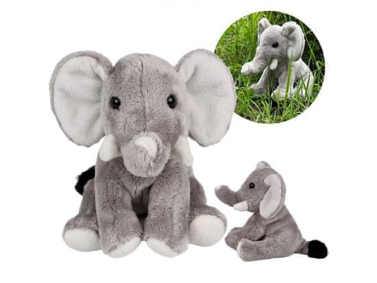 Charlie Bears Charlie Bears Maskota slon iz serije Cuddle Cubs, majhen pliš, idealen za dojenčke, 13 centimetrov