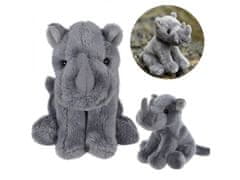 Charlie Bears Charlie Bears Maskota nosoroga iz serije Cuddle Cubs, majhen pliš, idealen za dojenčke, 13 centimetrov 
