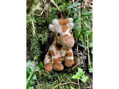 Charlie Bears Charlie Bears Maskota žirafa iz serije Cuddle Cubs, majhen pliš, idealen za dojenčke, 13 centimetrov 