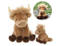 Charlie Bears Charlie Bears Maskota krava iz serije Cuddle Cubs, majhen pliš, idealen za dojenčke, 13 centimetrov 
