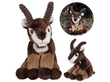 Charlie Bears Charlie Bears Maskota planinske koze iz serije Cuddle Cubs, majhen pliš, idealen za dojenčke, 13 centimetrov