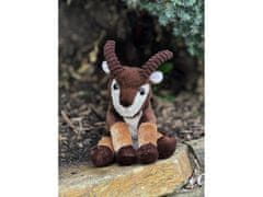 Charlie Bears Charlie Bears Maskota planinske koze iz serije Cuddle Cubs, majhen pliš, idealen za dojenčke, 13 centimetrov 