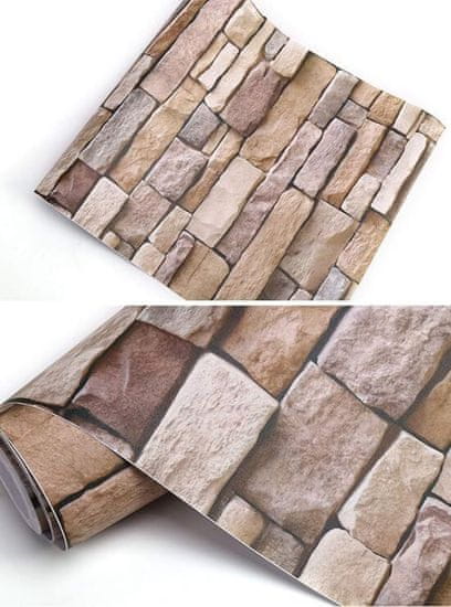 HOME & MARKER® 3D stenske nalepke, Dekorativne tapete, Samolepilne tapete (300 x 45 cm) | WALLCORWRAP