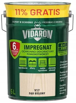 shumee Vidaron filmotvorna impregnacija 5L zaščitna in dekorativna za beljeni hrast