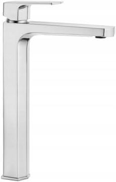 shumee Kvadratna kromirana pipa za umivalnik Maruna