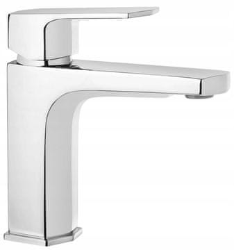 shumee Kvadratna kromirana samostoječa kopalniška armatura za umivalnik Maruna