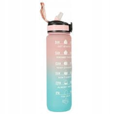 Ikonka Športni bidon s slamico za vodo 1000ml