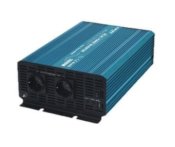 Carspa Napetostni pretvornik P2000UR-242 24V/230V, 2000W, USB, čisti sinus