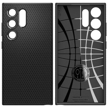 Spigen Spigen tekoče steklo AIR za Galaxy S24 ultra mat črno