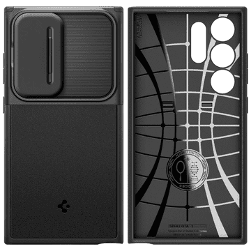 Spigen OVITEK SPIGEN OPTIK ARMOR ZA SAMSUNG GALAXY S24 ULTRA - ČRN