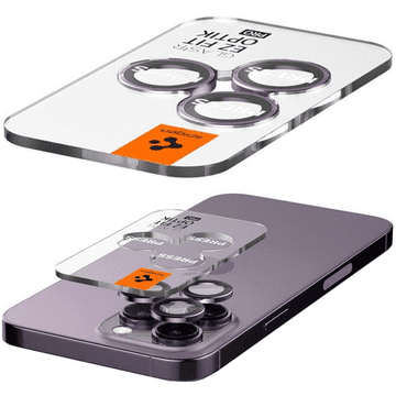 Spigen OVITEK ZA KAMERO SPIGEN OPTIK.TR ”EZ FIT” CAMERA PROTECTOR 2-PACK IPHONE 14 PRO / 14 PRO MAX DEEP PURPLE