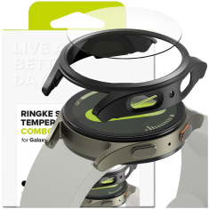 RINGKE RINGKE TANKA URA GALAXY WATCH 7 IZ KALJENEGA STEKLA (44 MM) TITANIJ ČRNA