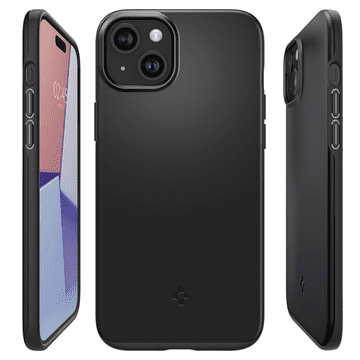 Spigen SPIGEN THIN FIT IPHONE 15 PLUS ČRN