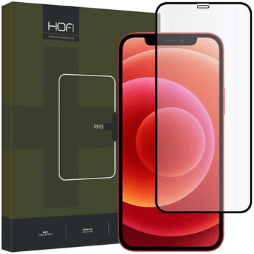 Hofi HOFI FULL PRO+ KALJENO STEKLO IPHONE 12/12 PRO ČRN