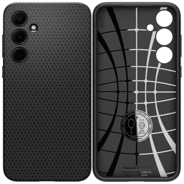 Spigen OVITEK SPIGEN LIQUID AIR ZA SAMSUNG GALAXY A55 5G - MAT ČRN