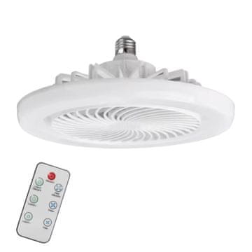 HOME & MARKER® Večnamenski stropni ventilator z LED lučjo, Daljinsko upravljanje (Bela, 23 x 12 cm) | FANGLO