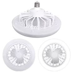 HOME & MARKER® Večnamenski stropni ventilator z LED lučjo, Daljinsko upravljanje (Bela, 23 x 12 cm) | FANGLO