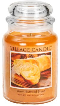 Village Candle Dišeča sveča Warm Buttered Bread 602 g