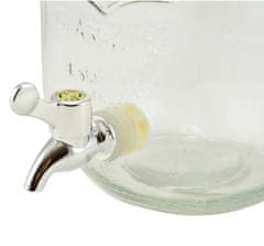 Banquet Steklenica 8000ml s pipo, kovinski pokrovček