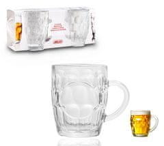 Kozarec za pivo 550ml z ročajem (2 kosa)