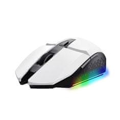 Trust GXT 110W Felox brezžična miška, bela