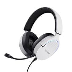 Trust GXT 490W Fayzo gaming slušalke, USB, bele