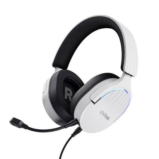 Trust GXT 490W Fayzo gaming slušalke, USB, bele