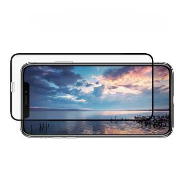 Spigen KALJENO STEKLO SPIGEN ALM GLASS FC IPHONE 11 PRO MAX ČRN
