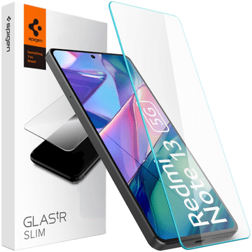 Spigen KALJENO STEKLO SPIGEN GLAS.TR SLIM 2-PACK XIAOMI REDMI NOTE 13 5G CLEAR