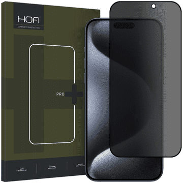Hofi HOFI PROTIVOHUNSKO STEKLO PRO+ PRIVATIZIRNO STEKLO IPHONE 15 PRO MAX ZASEBNOST