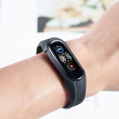 Tech-protect TECH-PROTECT ARMOR XIAOMI MI SMART BAND 5 / 6 / 6 NFC ČRNA/RDEČA