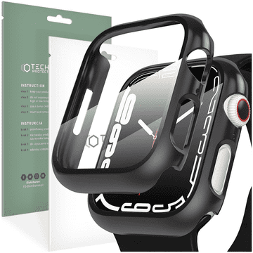 Tech-protect TECH-PROTECT DEFENSE360 APPLE WATCH 7 / 8 / 9 (45 MM) ČRNA