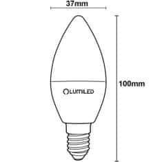 LUMILED 6x LED žarnica E14 B35 2,5W = 25W 249lm 4000K Nevtralno bela 180°