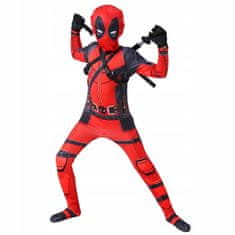 Korbi Otroški Kostum Deadpool s 2 Mečema, Velikost 130