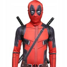 Korbi Kostum Deadpool XL/XXL z 2 Meči za Odrasle