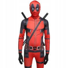Korbi Kostum Deadpool XL/XXL z 2 Meči za Odrasle