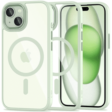 Tech-protect TECH-PROTECT MAGMAT MAGSAFE IPHONE 15 ZELENA/PROZORNA