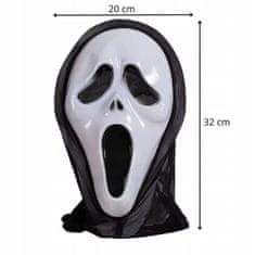 Korbi Maska Krik Halloween Unisex črna Korbi