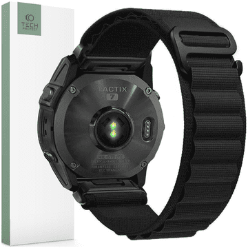 Tech-protect ZAŠČITNI NAJLON PRO GARMIN FENIX 3 / 5X / 3HR / 5X PLUS / 6X / 6X PRO / 7X ČRNE barve