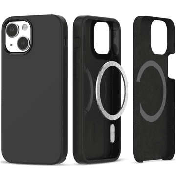 Tech-protect SILIKONSKI OVITEK TECH-PROTECT MAGSAFE ZA IPHONE 13 / 14 ČRNEGA OBLIKOVALCA