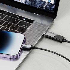 Tech-protect TECH-PROTECT ULTRABOOST ADAPTER TYPE-C NA USB OTG ČRN