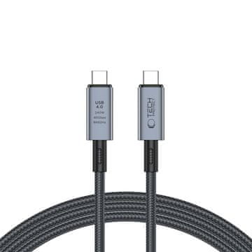 Tech-protect TECH-PROTECT ULTRABOOST MAX USB 4.0 8K 40GBPS TYPE-C KABEL PD240W 200CM SIVA