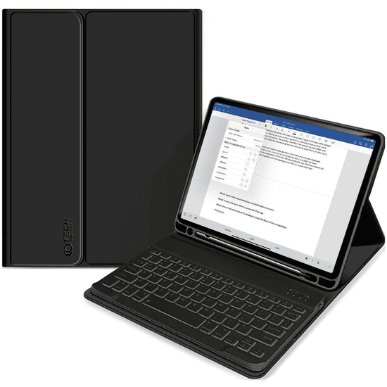 Tech-protect TECH-PROTECT SC PISALO + TIPKOVNICA IPAD 10.9 10 / 2022 ČRNA