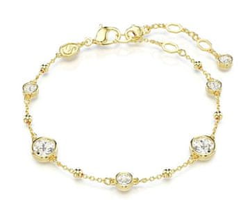 Swarovski Modna pozlačena zapestnica s kristali Imber 5680094